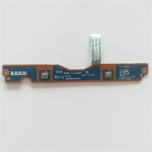 HP 15-R208NT - Touch Pad Butonları ve Flex Kablosu