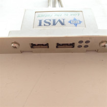 MSİ Ürünleri USB 2.0 - 2 Port, 4 Led 9 Pin USB 9 pin Led Kontrol - Kasa Arkası USB Çoğaltıcı