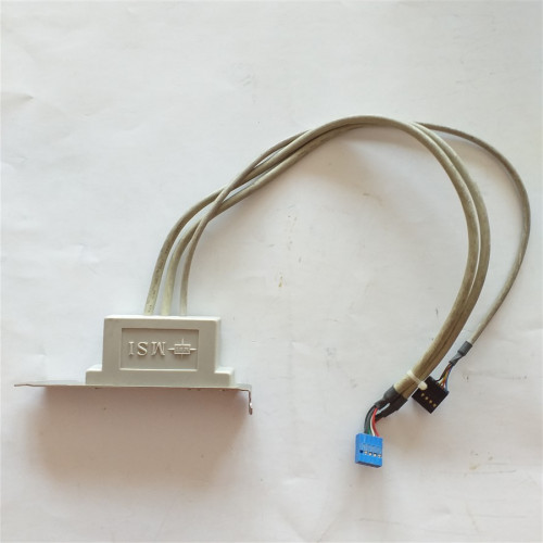 MSİ Ürünleri USB 2.0 - 2 Port, 4 Led 9 Pin USB 9 pin Led Kontrol - Kasa Arkası USB Çoğaltıcı