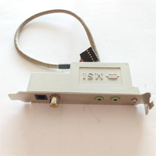 MSİ - SPDIF X1, OUT X1, CEN/SUB X1, RL/RR X1 Kasa Arkası Audio Çıkış