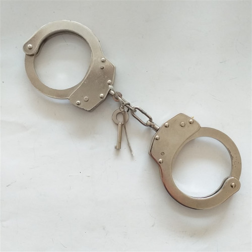 Gerçek Çelik Polis Kelepçesi