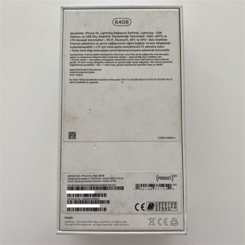 iphone XR  Red 64 GB - Boş Kutu