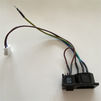 Anahtarlı Güç Girişi Soketi - 220 Volt 3 lü Kalın Soket