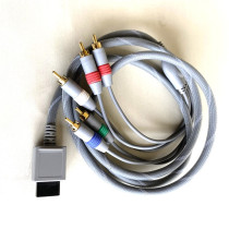 Nintendo Wii Oyun Konsolu İçin 1.5 Metre Gri Kompozit Audio HD Kaliteli TV Video Kablosu