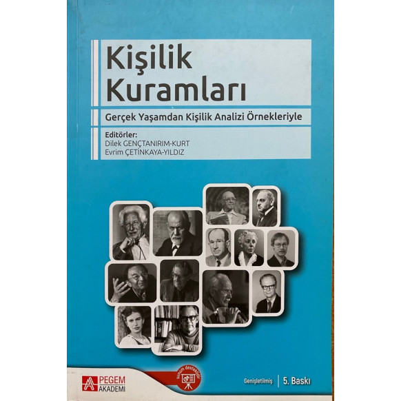 Kişilik Kuramları Gerçek Yaşamdan Kişilik Analizi Örnekleriyle, Pegem Akademi Yayınları,  430,00 TL - eskicievi.com'da