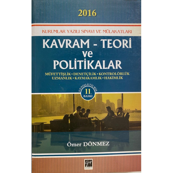 Kavram, Teori ve Politikalar  Gazi Kitabevi Yayınları  37,90 TL - eskicievi.com'da