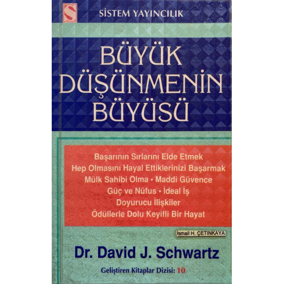 Büyük Düşünmenin Büyüsü  Sistem Yayınları  109,90 TL - eskicievi.com'da