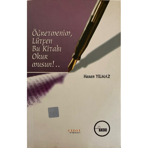 Öğretmenim Lütfen Bu Kitabı Okurmusun  Çizgi Yayınları  37,90 TL - eskicievi.com'da