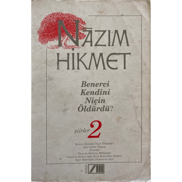 Benerci Kendini Niçin Öldürdü, Şiirler 2  Adam Yayınları  32,90 TL - eskicievi.com'da