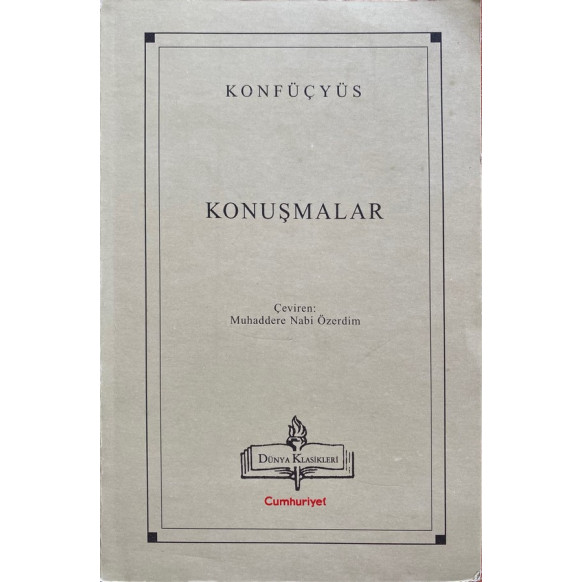 Konuşmalar  Cumhuriyet Yayınları  22,50 TL - eskicievi.com'da