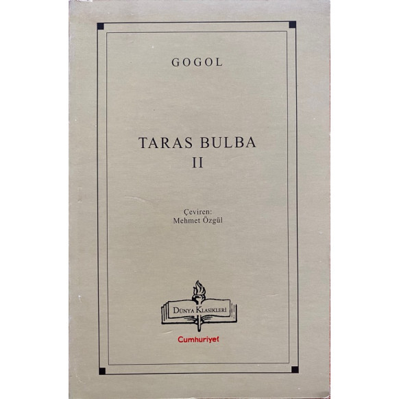 Taras Bulba 2  Cumhuriyet Yayınları  22,50 TL - eskicievi.com'da
