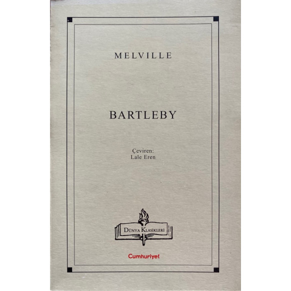 Bartleby  Cumhuriyet Yayınları  22,50 TL - eskicievi.com'da