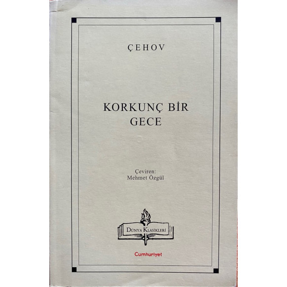 Korkunç Bir Gece  Cumhuriyet Yayınları  22,50 TL - eskicievi.com'da
