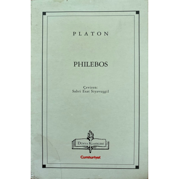Philebos  Cumhuriyet Yayınları  22,50 TL - eskicievi.com'da