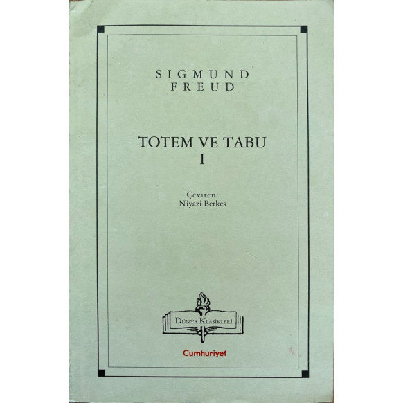 Totem ve Tabu 1  Cumhuriyet Yayınları  22,50 TL - eskicievi.com'da