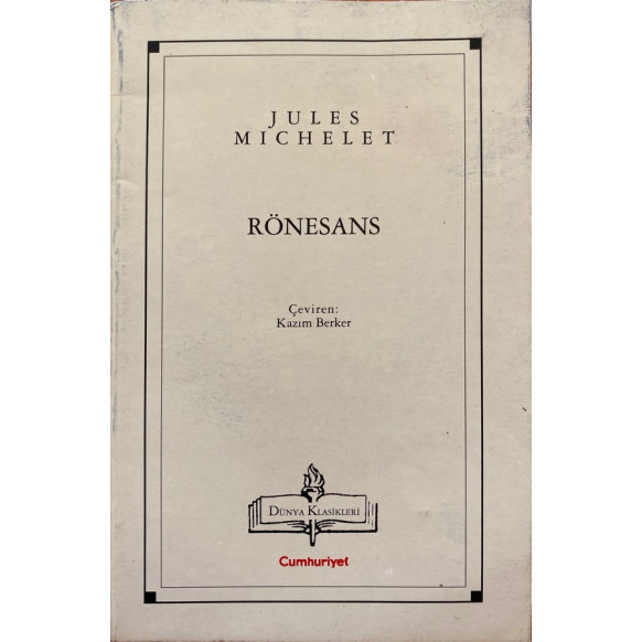 Rönesans  Cumhuriyet Yayınları  22,50 TL - eskicievi.com'da