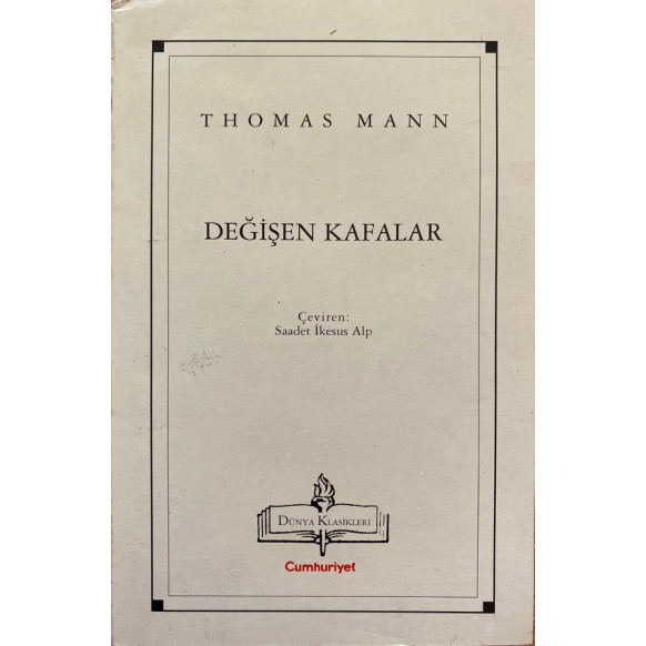 Değişen Kafalar  Cumhuriyet Yayınları  22,50 TL - eskicievi.com'da