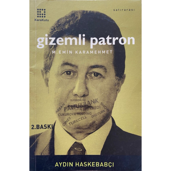 Gizemli Patron, M. Emin KARAMEHMET, Karakutu Yayınları,  69,90 TL - eskicievi.com'da