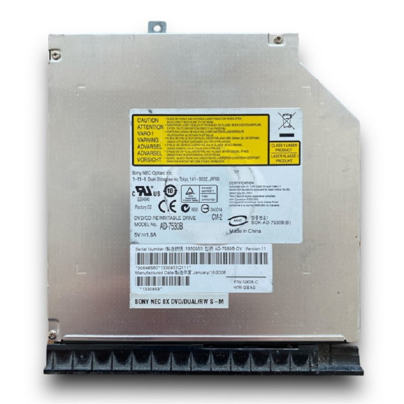 Sony Nec İde Bağlantılı Notebook CD/DVD RW - Model AD7530B