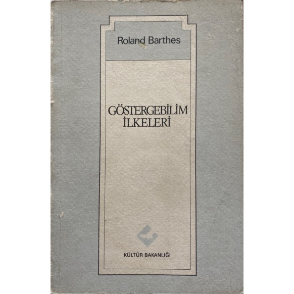 Göstergebilim ilkeleri - Roland BARTHES, Kültür Yayınları,  109,90 TL - eskicievi.com'da